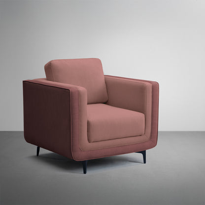 Sofa|Mojo|1|Seater|Sofa|Fabric|Berry|Blush|Pink