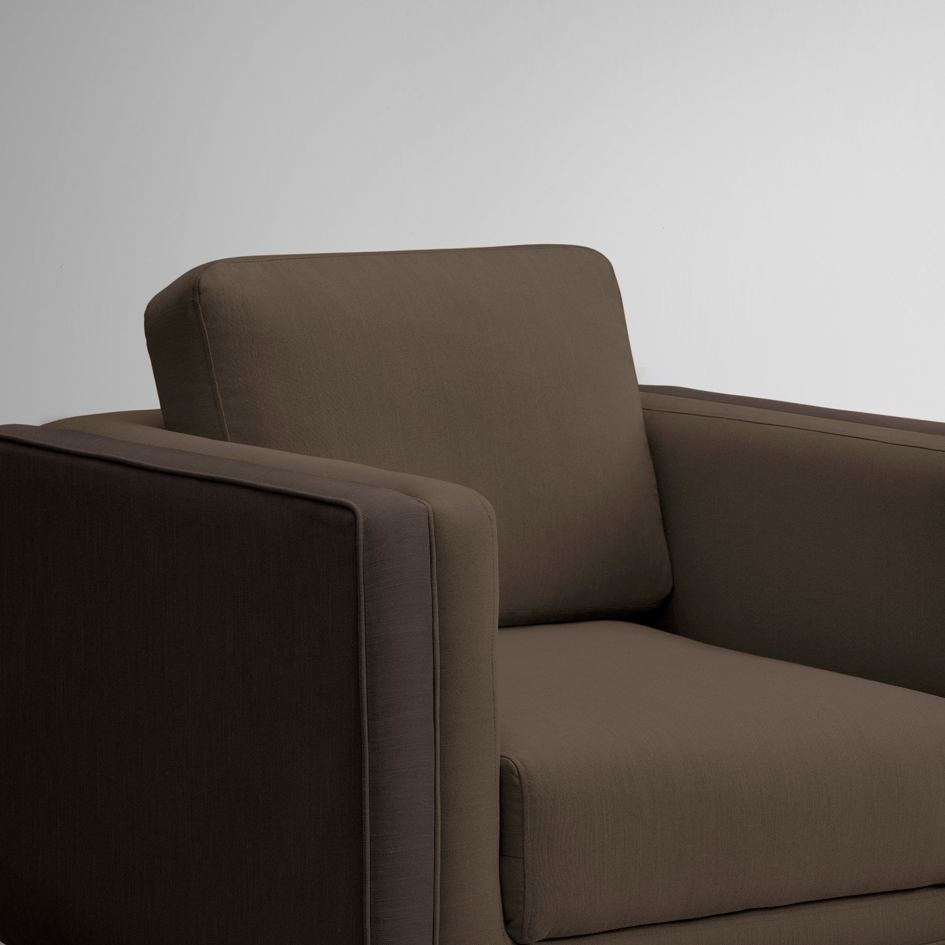 Sofa|Mojo|1|Seater|Sofa|Fabric|Cocoa|Rush|Brown