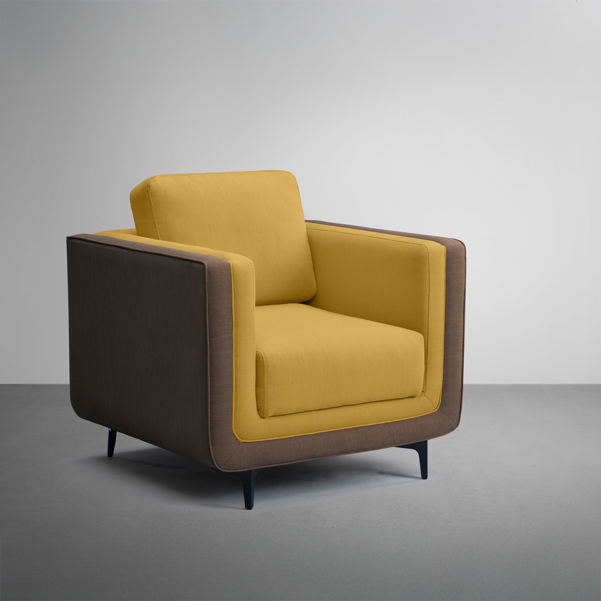 Sofa|Mojo|1|Seater|Sofa|Fabric|Lemon|Zing|Yellow