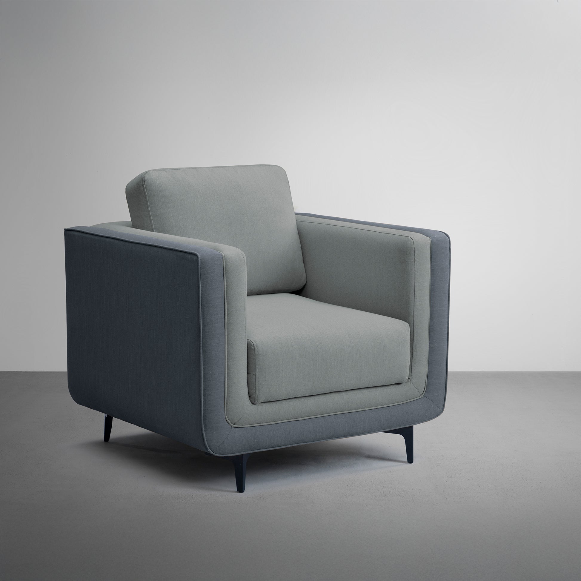 Sofa|Mojo|1|Seater|Sofa|Fabric|Pepper|Crush|Grey