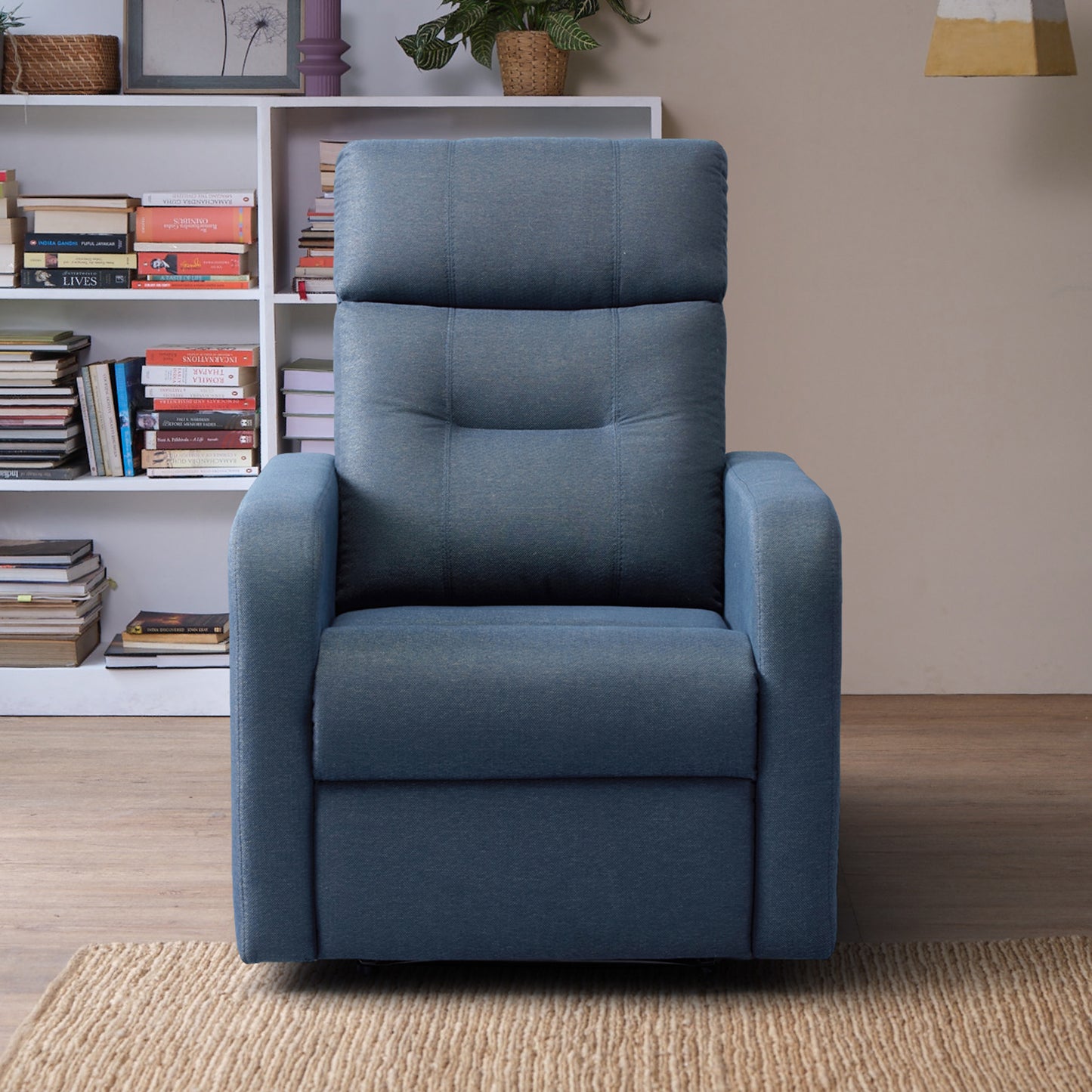 Recliner|R3|Ergonomic|design|Recliner|Ocean|Blue|One|Seater