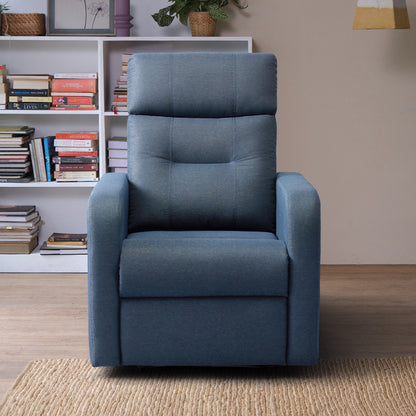 Recliner|R3|Ergonomic|design|Recliner|Ocean|Blue|One|Seater
