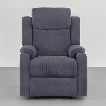 Recliner|R6|Single|Seater|Fabric|Recliner|Sesame|Grey
