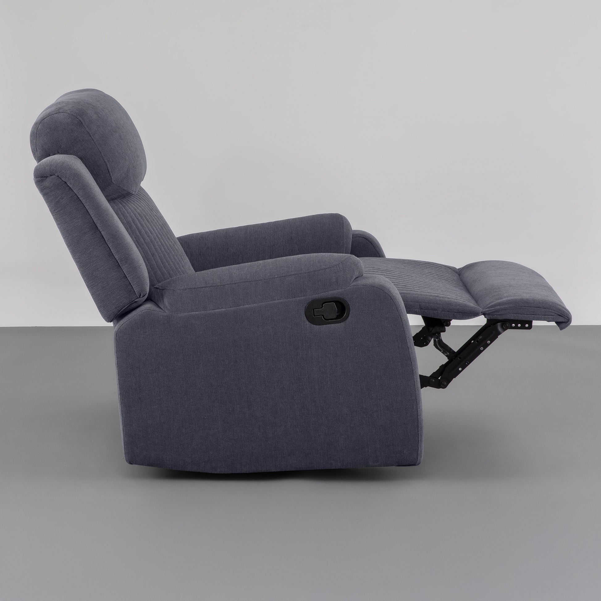 Recliner|R6|Single|Seater|Fabric|Recliner|Sesame|Grey