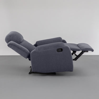 Recliner|R6|Single|Seater|Fabric|Recliner|Sesame|Grey