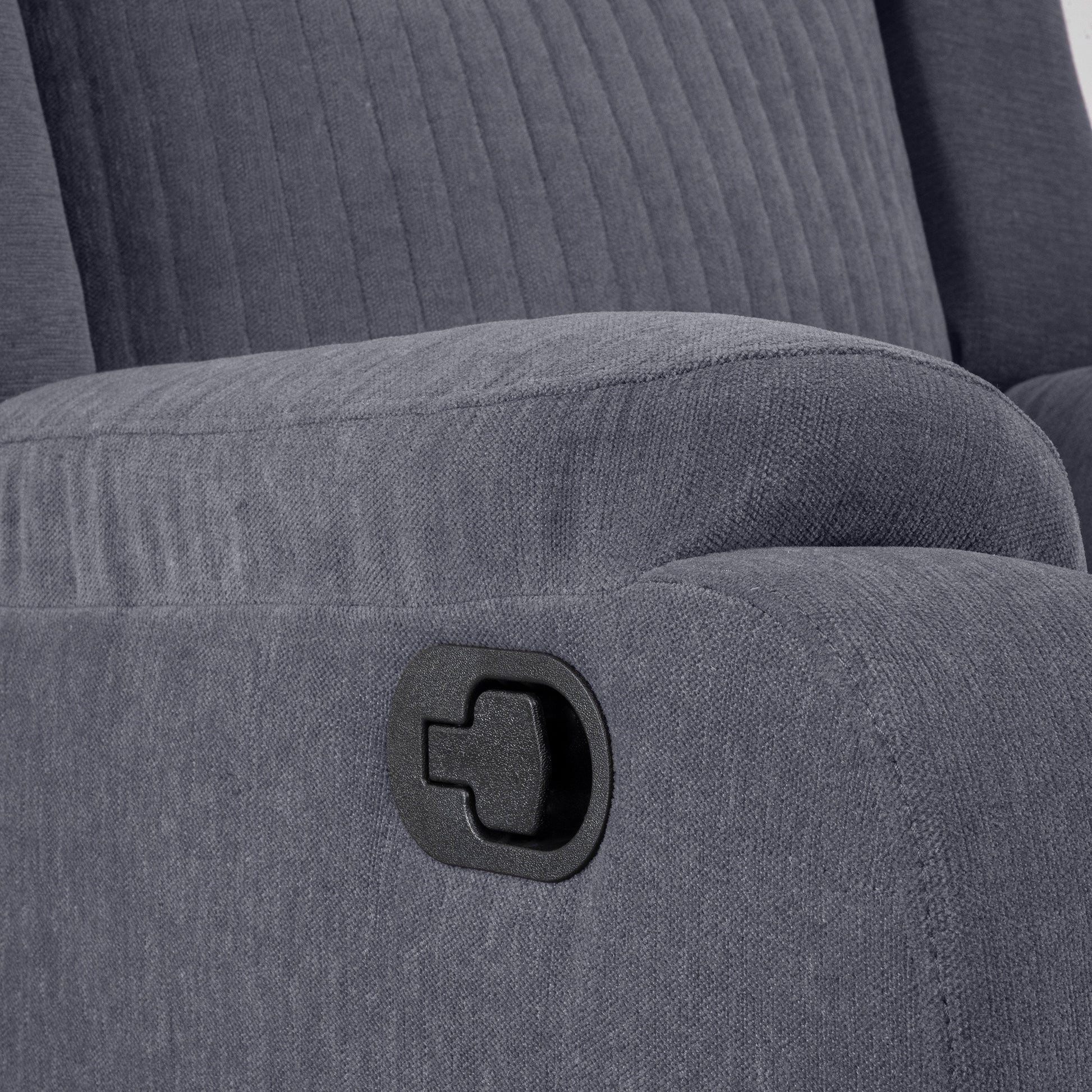 Recliner|R6|Single|Seater|Fabric|Recliner|Sesame|Grey