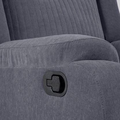 Recliner|R6|Single|Seater|Fabric|Recliner|Sesame|Grey