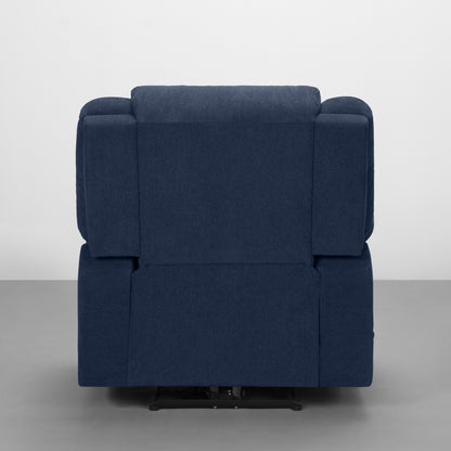 Recliner|R7|Motorized|Fabric|recliner|Berry|Blue|One|Seater