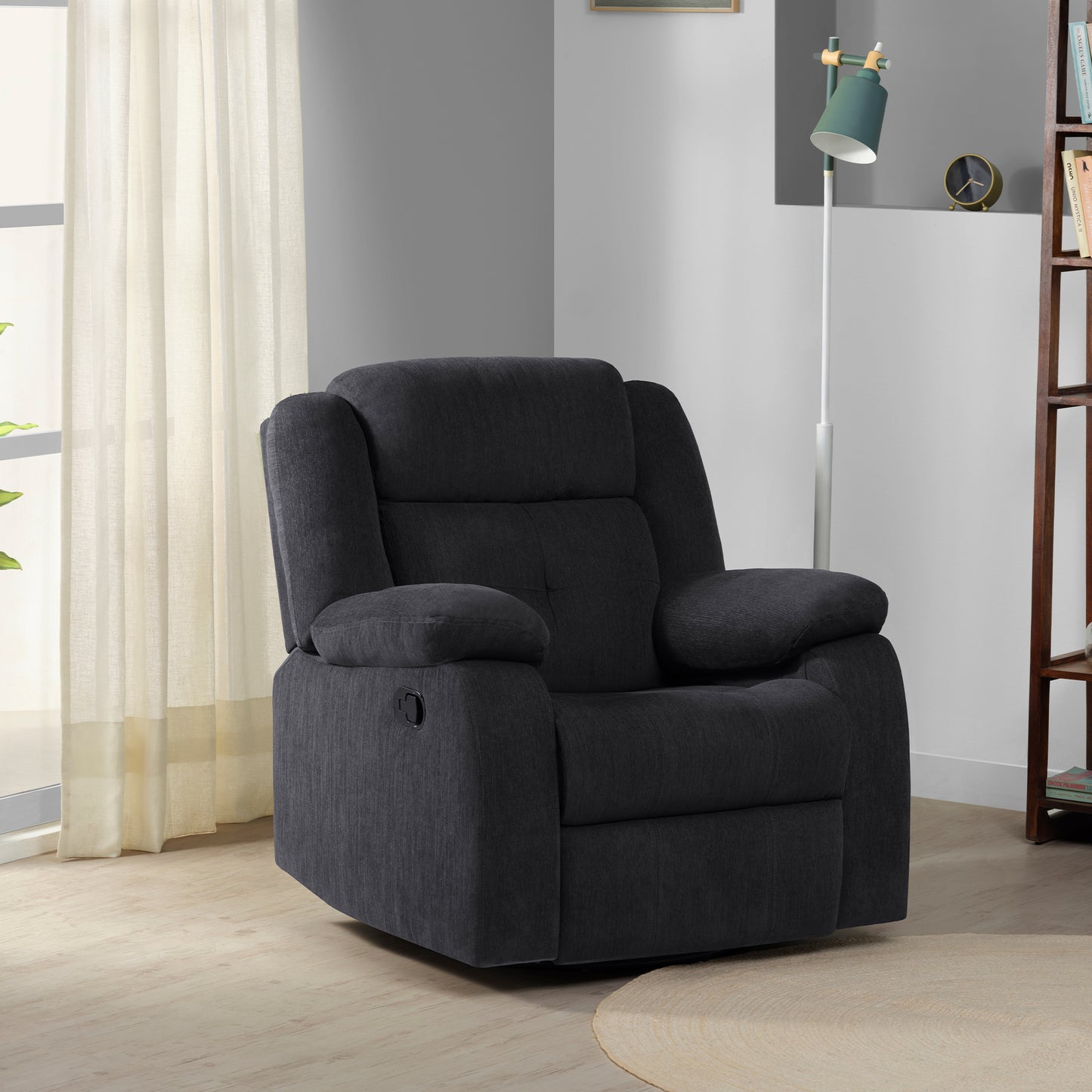 Recliner|R7Swivel|Rocker|Recliner|Iceland|Grey|One|Seater