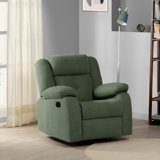Recliner|R7Swivel|Rocker|Recliner|Irish|Green|One|Seater