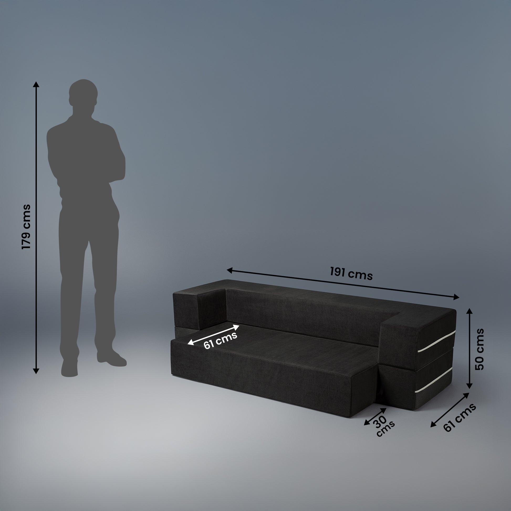 Sofabed|One|The|Sofa|With|A|Twist|Dark|Grey