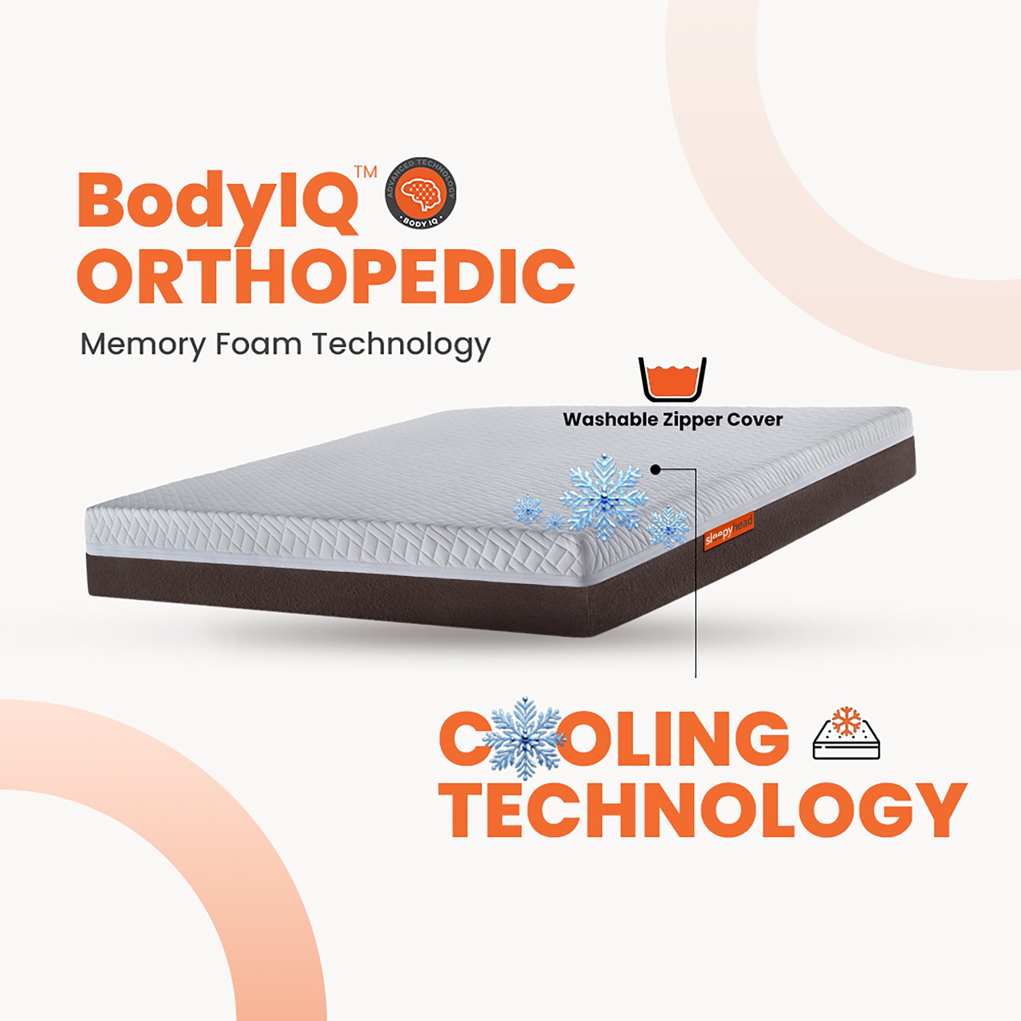 Buy Sleepyhead Sense BodyIQ Memory Foam Mattress with Cooling Tech
