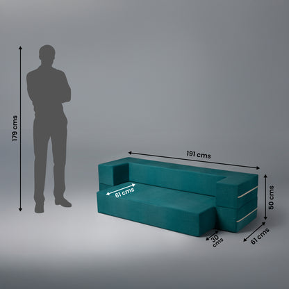 Sofabed|One|The|Sofa|With|A|Twist|Deep|Teal