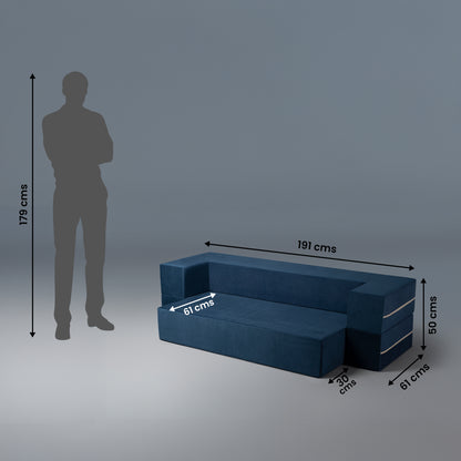 Sofabed|One|The|Sofa|With|A|Twist|Royal|Blue