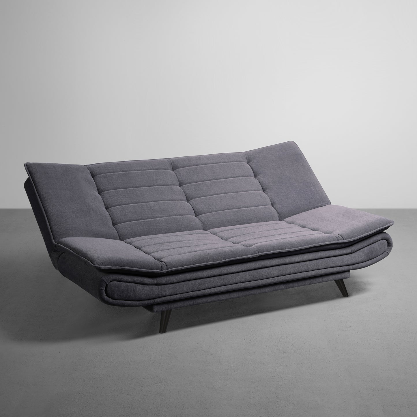 SofaBed|Two|Foldable|3|Seater|Sofa|Cum|Bed|Fabric|Ash|Grey
