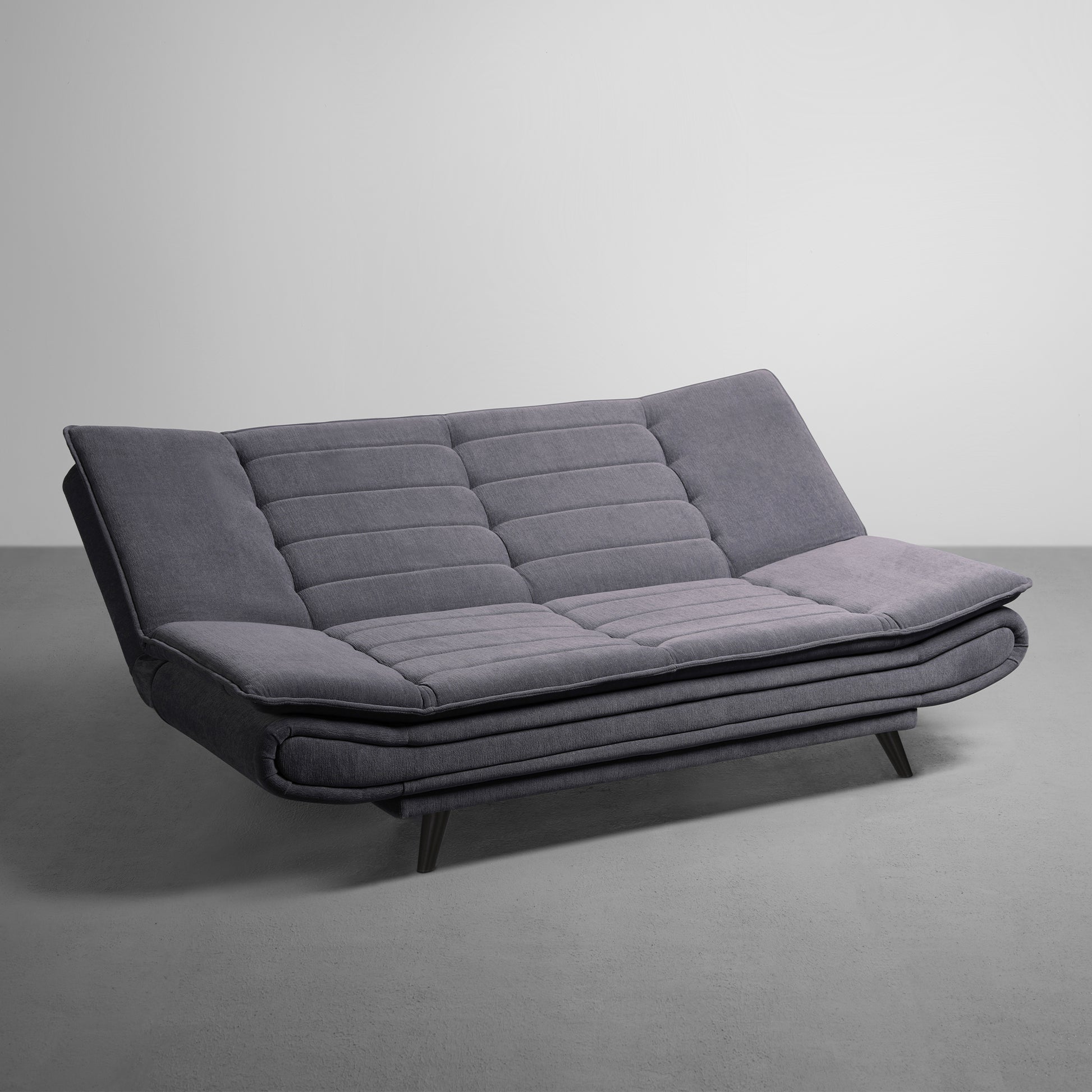 SofaBed|Two|Foldable|3|Seater|Sofa|Cum|Bed|Fabric|Ash|Grey