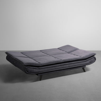 SofaBed|Two|Foldable|3|Seater|Sofa|Cum|Bed|Fabric|Ash|Grey