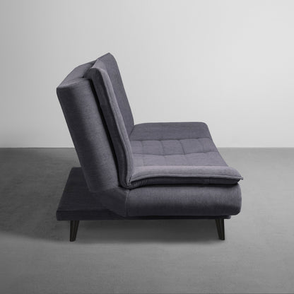 SofaBed|Two|Foldable|3|Seater|Sofa|Cum|Bed|Fabric|Ash|Grey