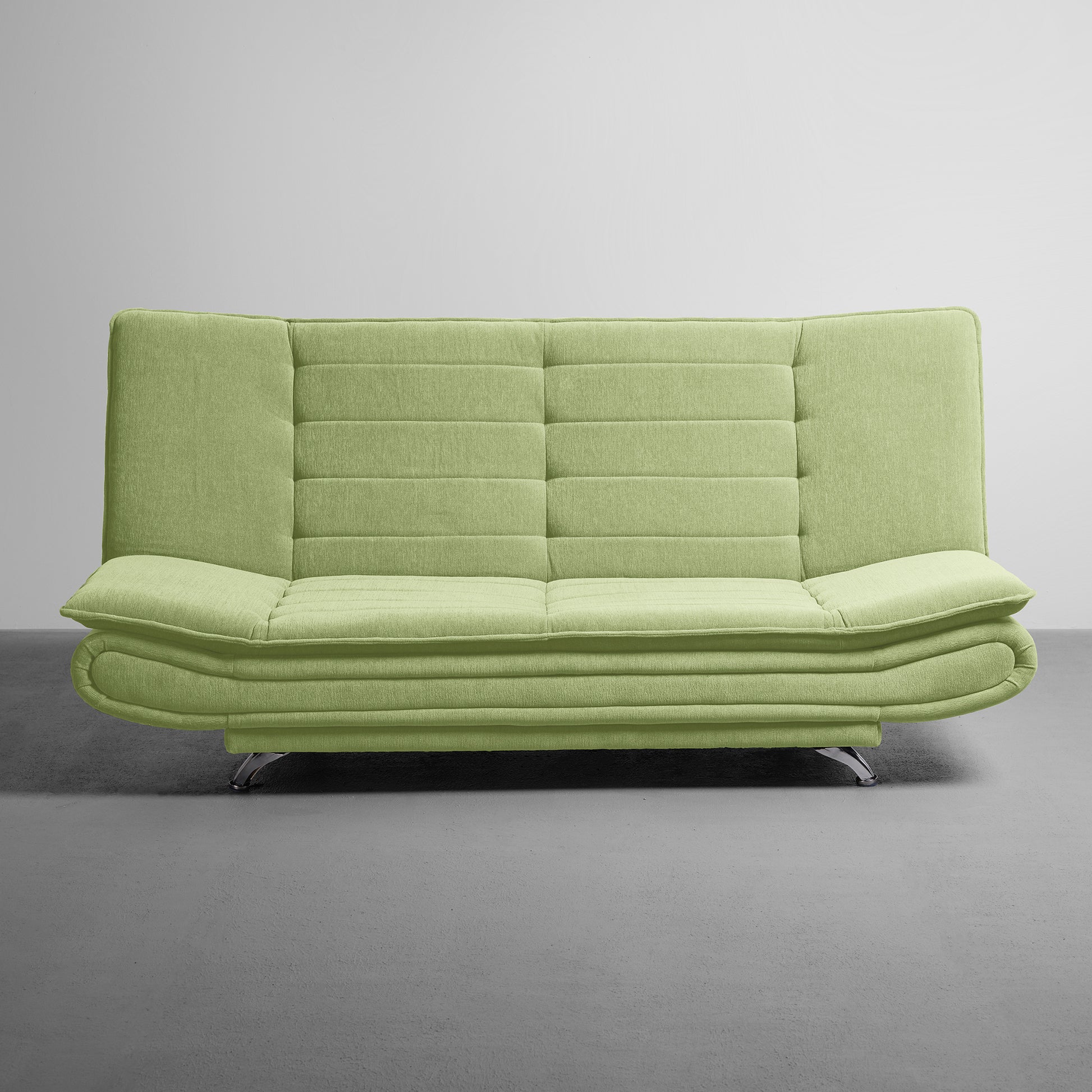 SofaBed|Two|Foldable|3|Seater|Sofa|Cum|Bed|Fabric|Matcha|Green