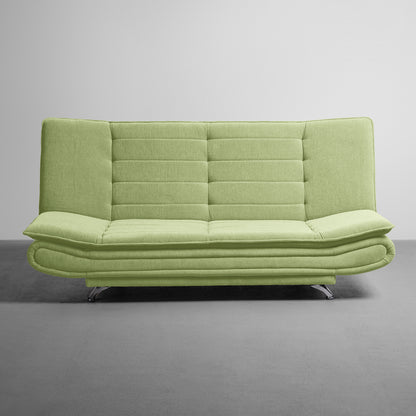 SofaBed|Two|Foldable|3|Seater|Sofa|Cum|Bed|Fabric|Matcha|Green