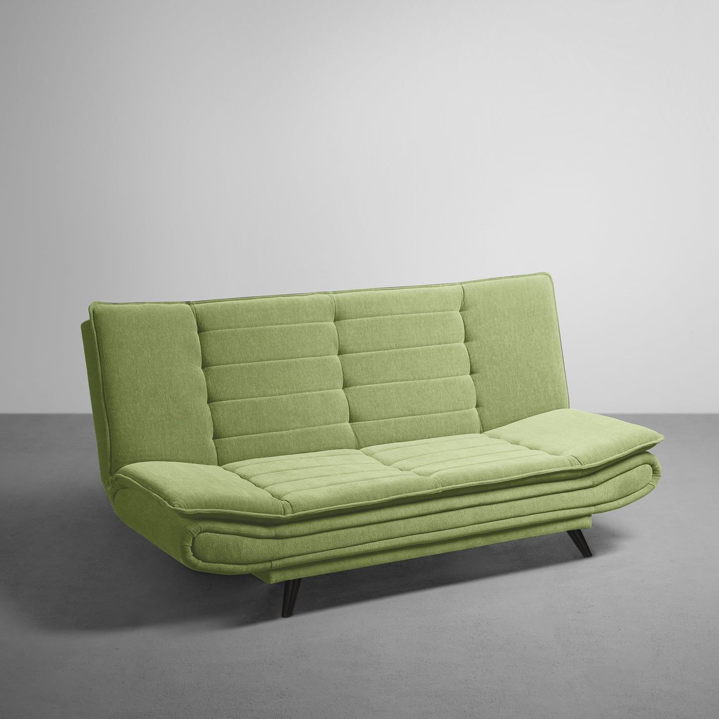 SofaBed|Two|Foldable|3|Seater|Sofa|Cum|Bed|Fabric|Matcha|Green