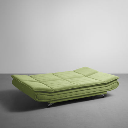 SofaBed|Two|Foldable|3|Seater|Sofa|Cum|Bed|Fabric|Matcha|Green