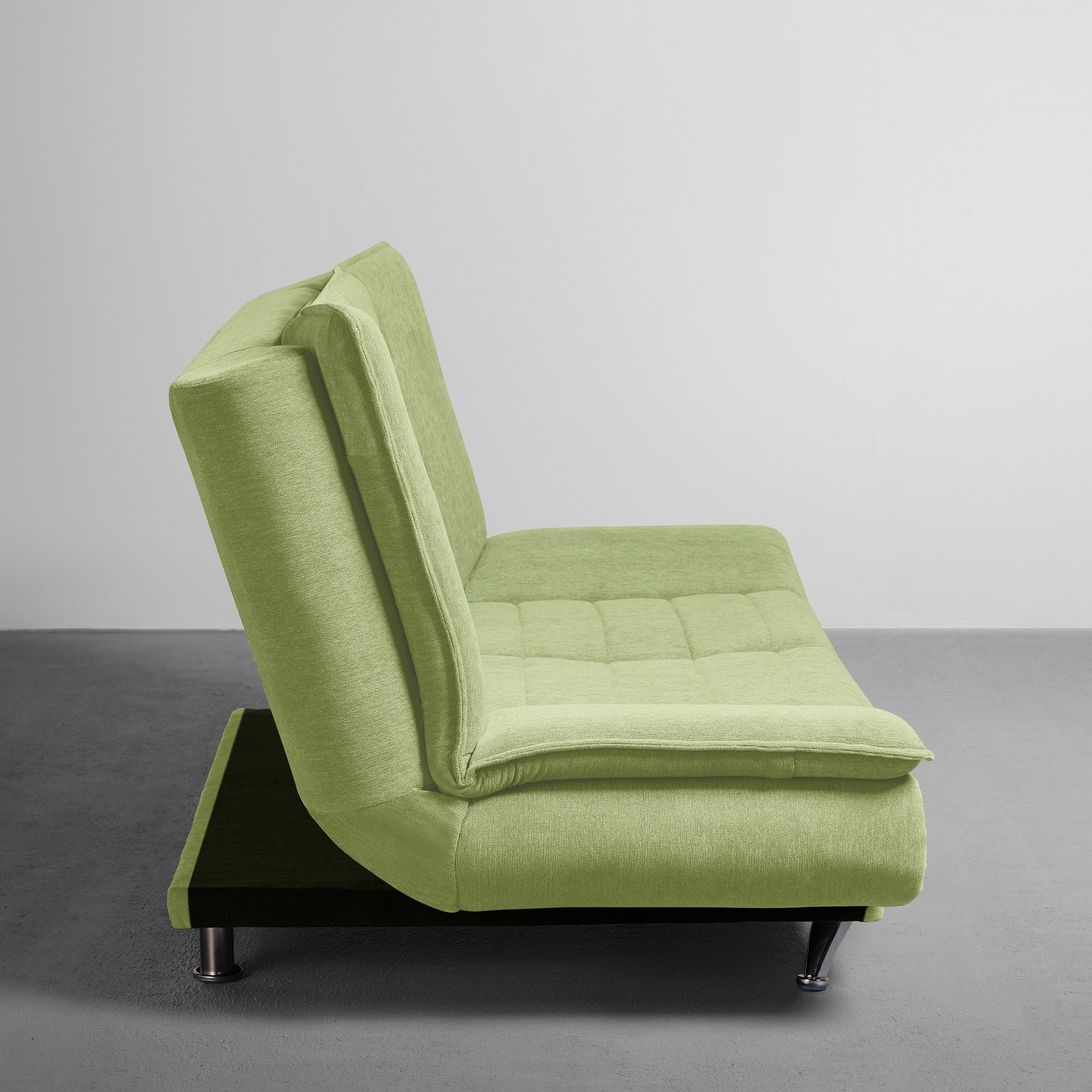 SofaBed|Two|Foldable|3|Seater|Sofa|Cum|Bed|Fabric|Matcha|Green