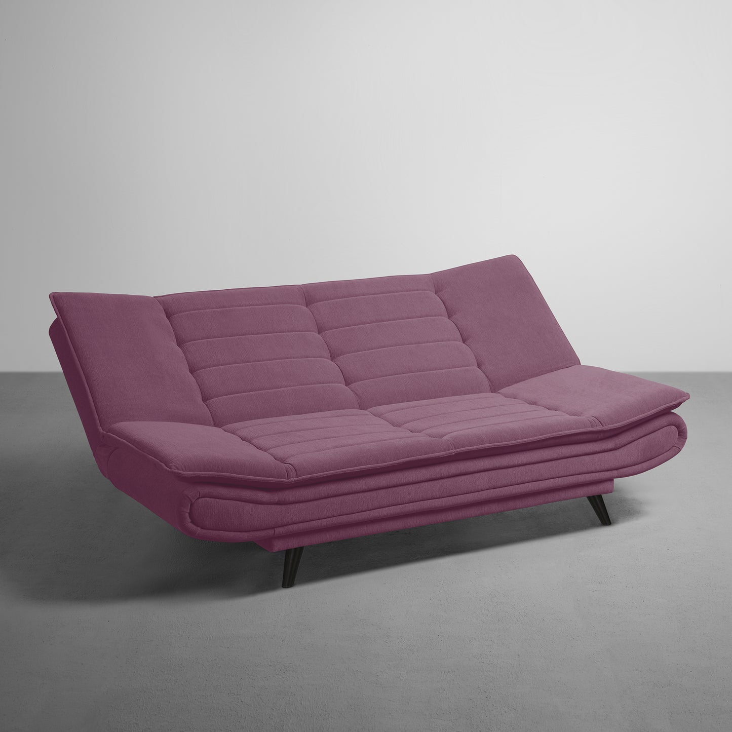 SofaBed|Two|Foldable|3|Seater|Sofa|Cum|Bed|Fabric|Sangria|Purple