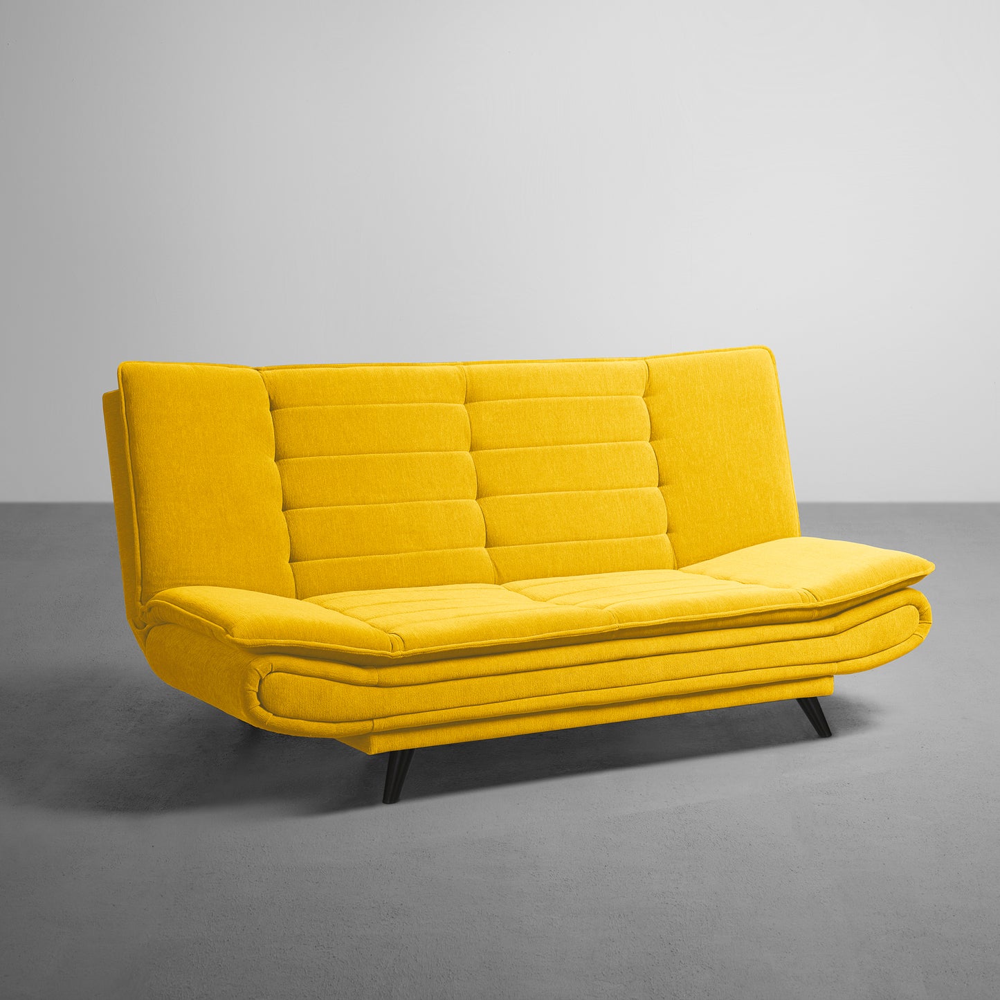 SofaBed|Two|Foldable|3|Seater|Sofa|Cum|Bed|Fabric|Sunshine|Yellow