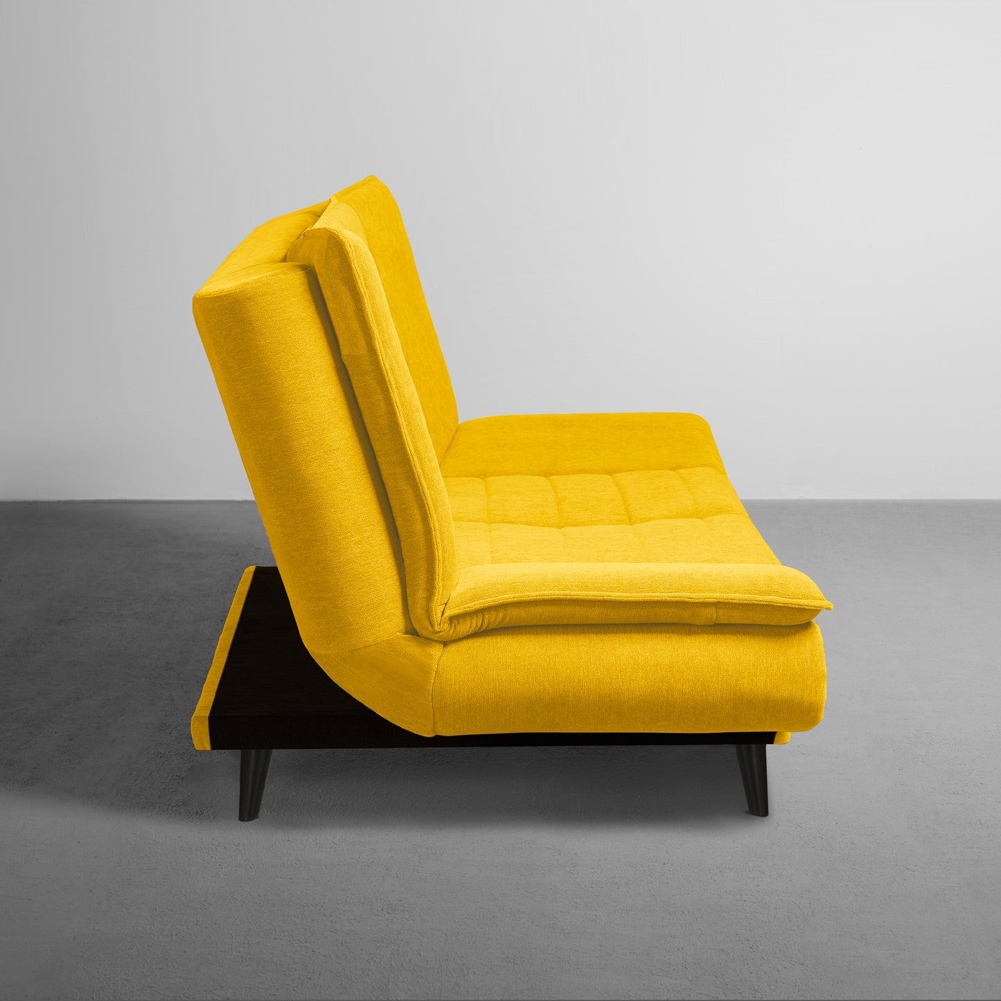 SofaBed|Two|Foldable|3|Seater|Sofa|Cum|Bed|Fabric|Sunshine|Yellow