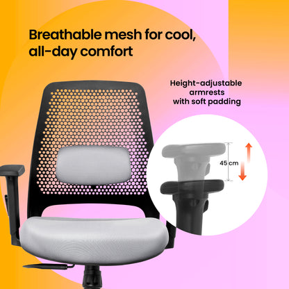 Spin - Office Chair (Cement Grey)