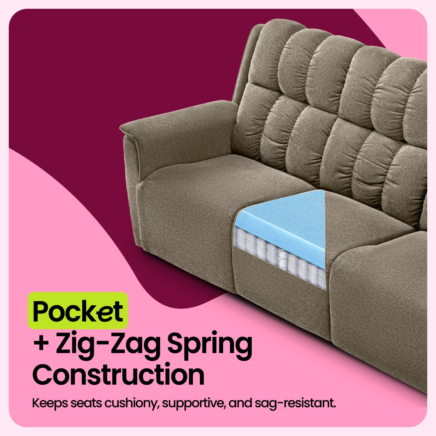 Sofa|Vibe|1|Seater|Motion|Sofa|Slate|Grey