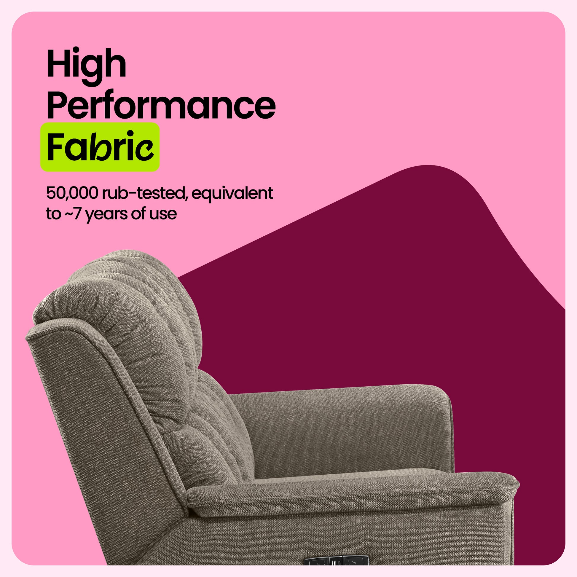 Sofa|Vibe|2|Seater|Motion|Sofa|Slate|Grey