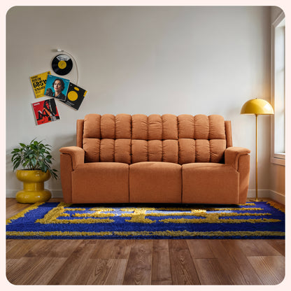 Sofa|Vibe|3|Seater|Motion|Sofa|Rust|Orange
