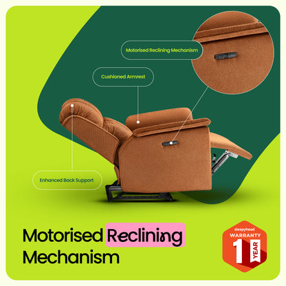 Sofa|Vibe|3|Seater|Motion|Sofa|Rust|Orange