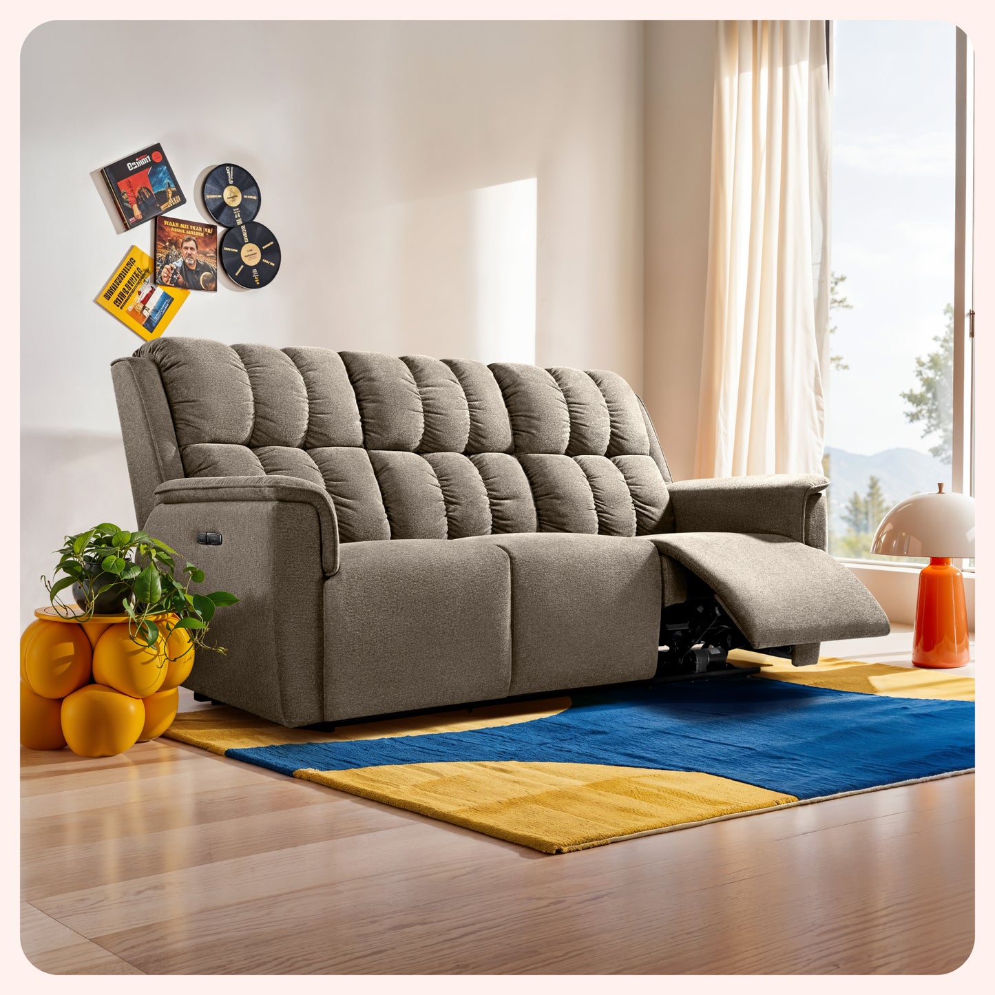 Sofa|Vibe|3|Seater|Motion|Sofa|Slate|Grey