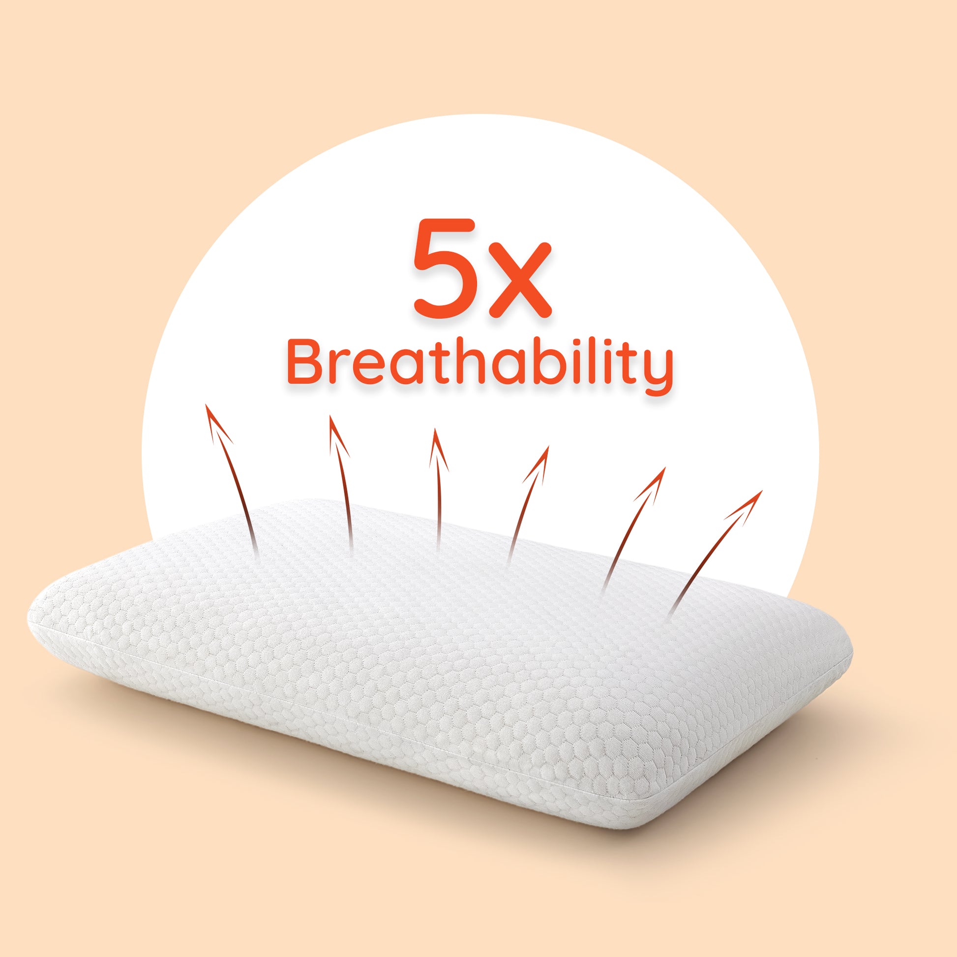 Yawn|Lae|Pincore|Hybrid|Late|Pillow|Large|White