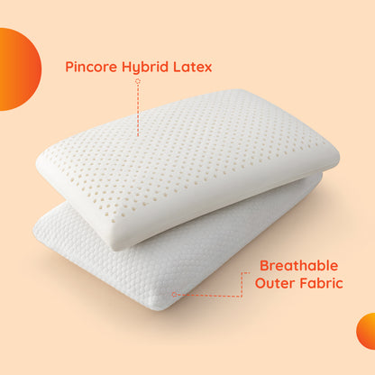 Yawn|Lae|Pincore|Hybrid|Late|Pillow|Large|White
