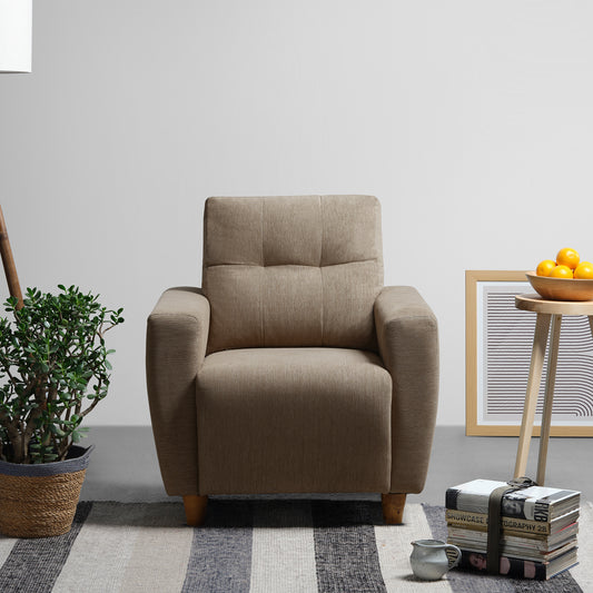 Sofa|Yolo|1|Seater|Sofa|Fabric|Coco|Brown