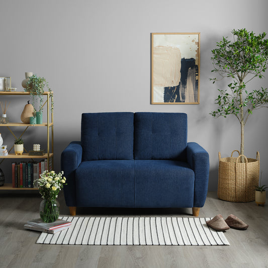 Sofa|Yolo|2|Seater|Sofa|Fabric|Berry|Blue
