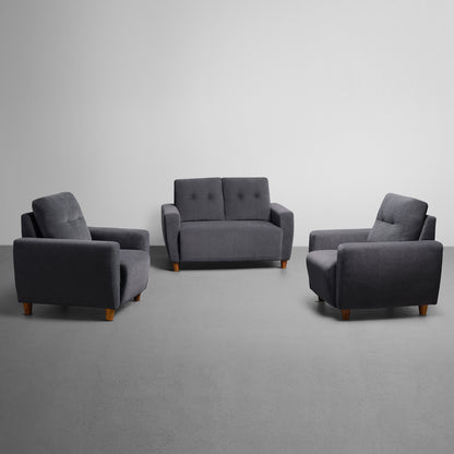 Sofa|Yolo|2+1+1|Seater|Sofa|Set|Fabric|Sesame|Grey