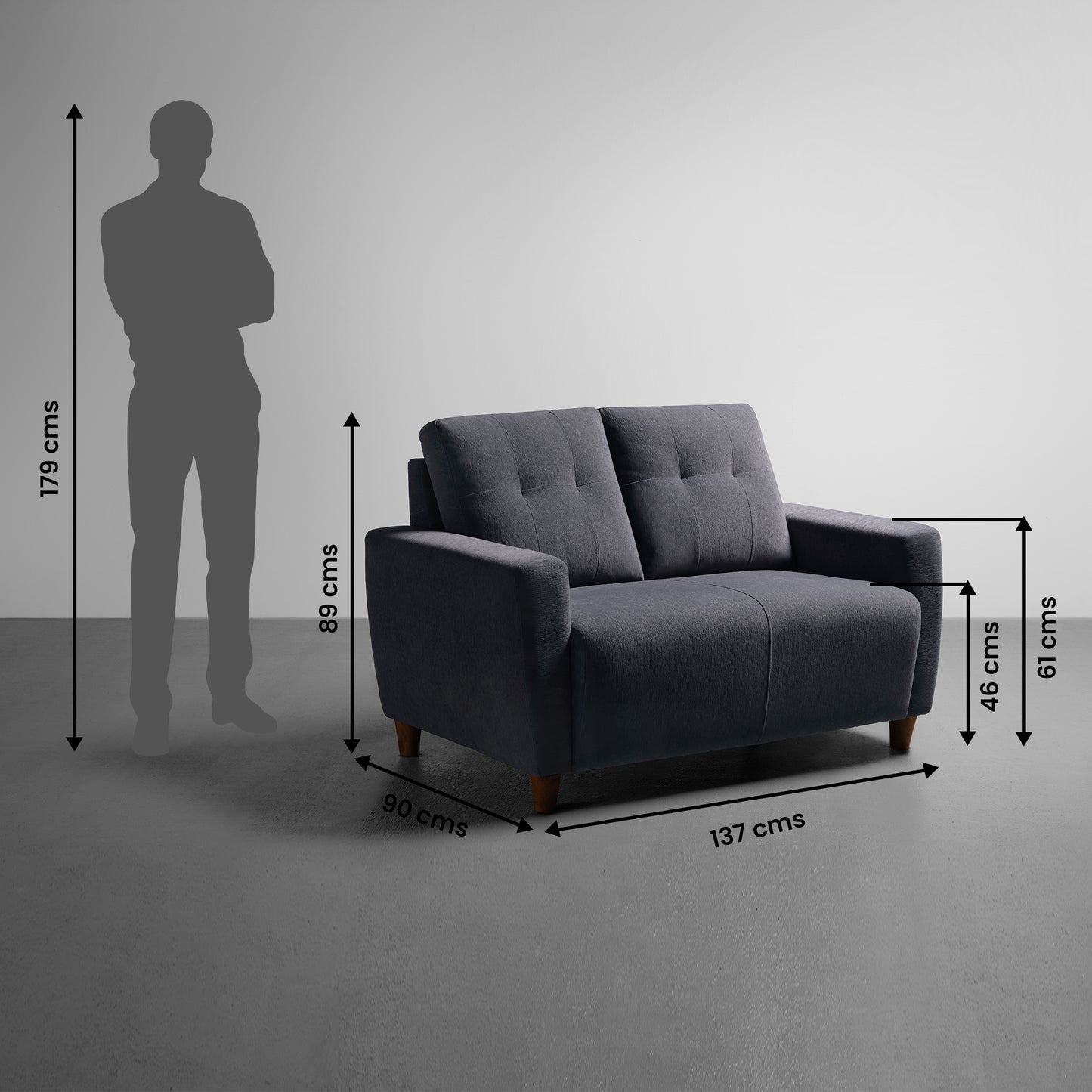 Sofa|Yolo|2+1+1|Seater|Sofa|Set|Fabric|Sesame|Grey
