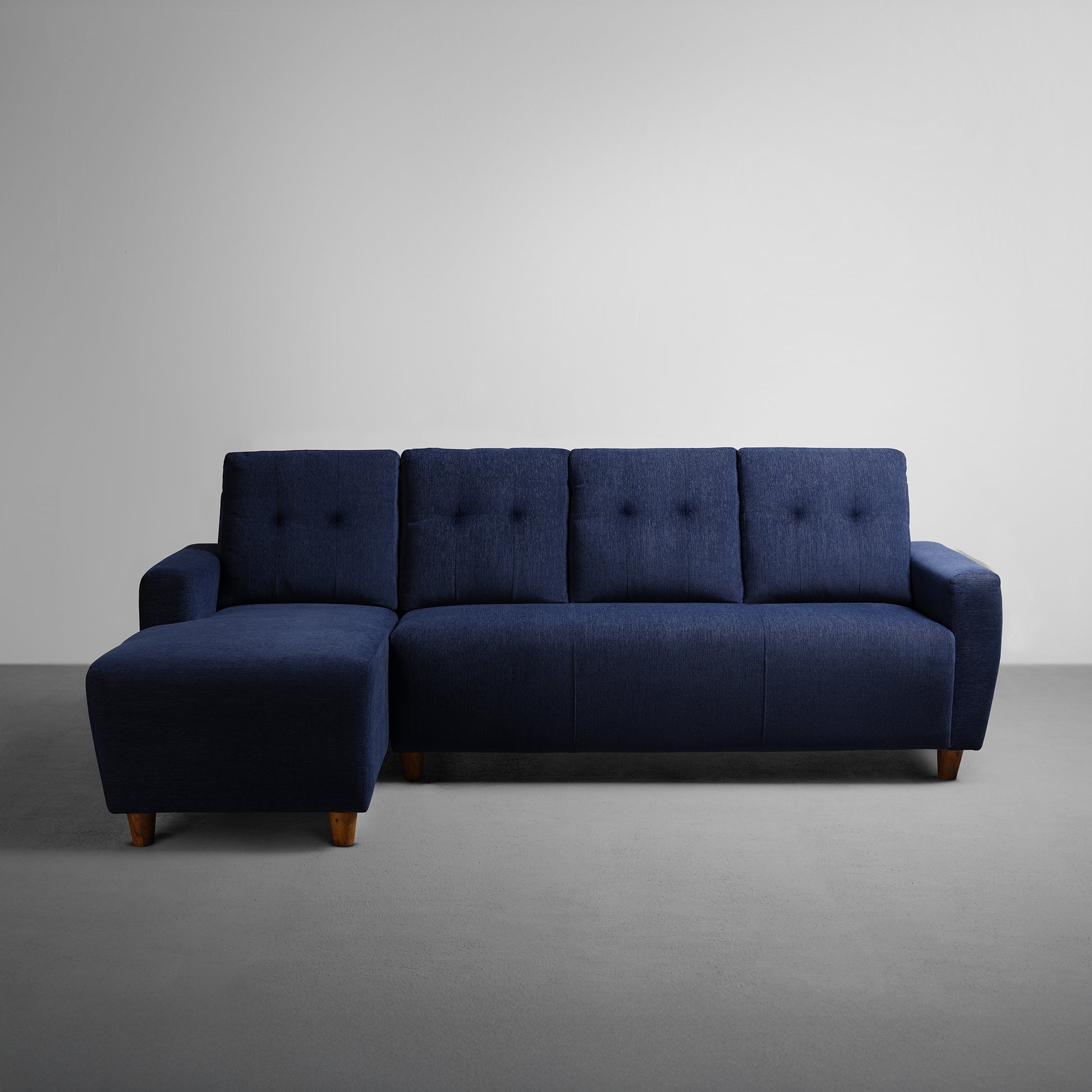 Sofa|Yolo|3|Seater|LHS|L|Shape|Sofa|Set|Fabric|Berry|Blue