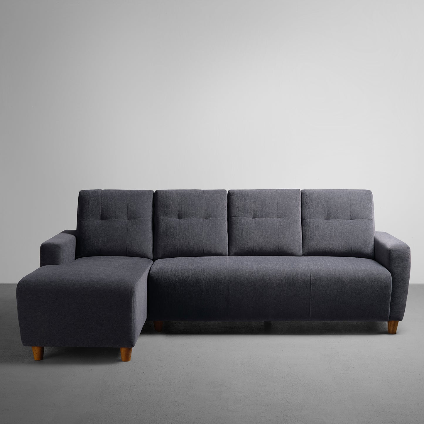 Sofa|Yolo|3|Seater|LHS|L|Shape|Sofa|Set|with|Ottoman|Fabric|Sesame|Grey