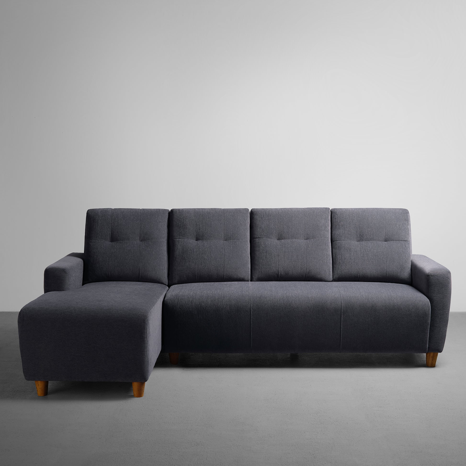 Sofa|Yolo|3|Seater|LHS|L|Shape|Sofa|Set|with|Ottoman|Fabric|Sesame|Grey
