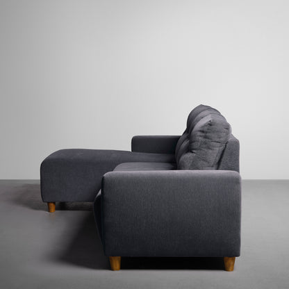 Sofa|Yolo|3|Seater|LHS|L|Shape|Sofa|Set|Fabric|Sesame|Grey