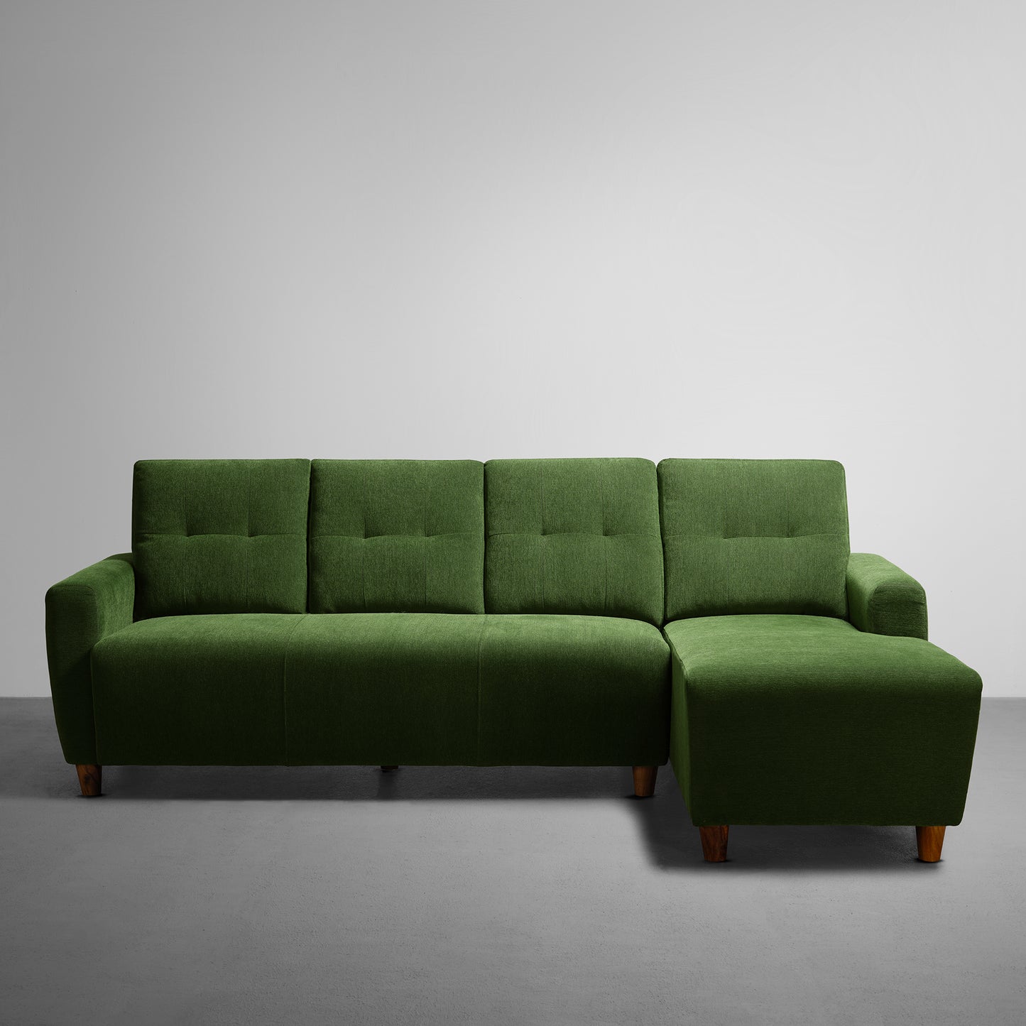 Sofa|Yolo|3|Seater|RHS|L|Shape|Sofa|Set|Fabric|Avocado|Green
