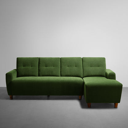 Sofa|Yolo|3|Seater|RHS|L|Shape|Sofa|Set|Fabric|Avocado|Green