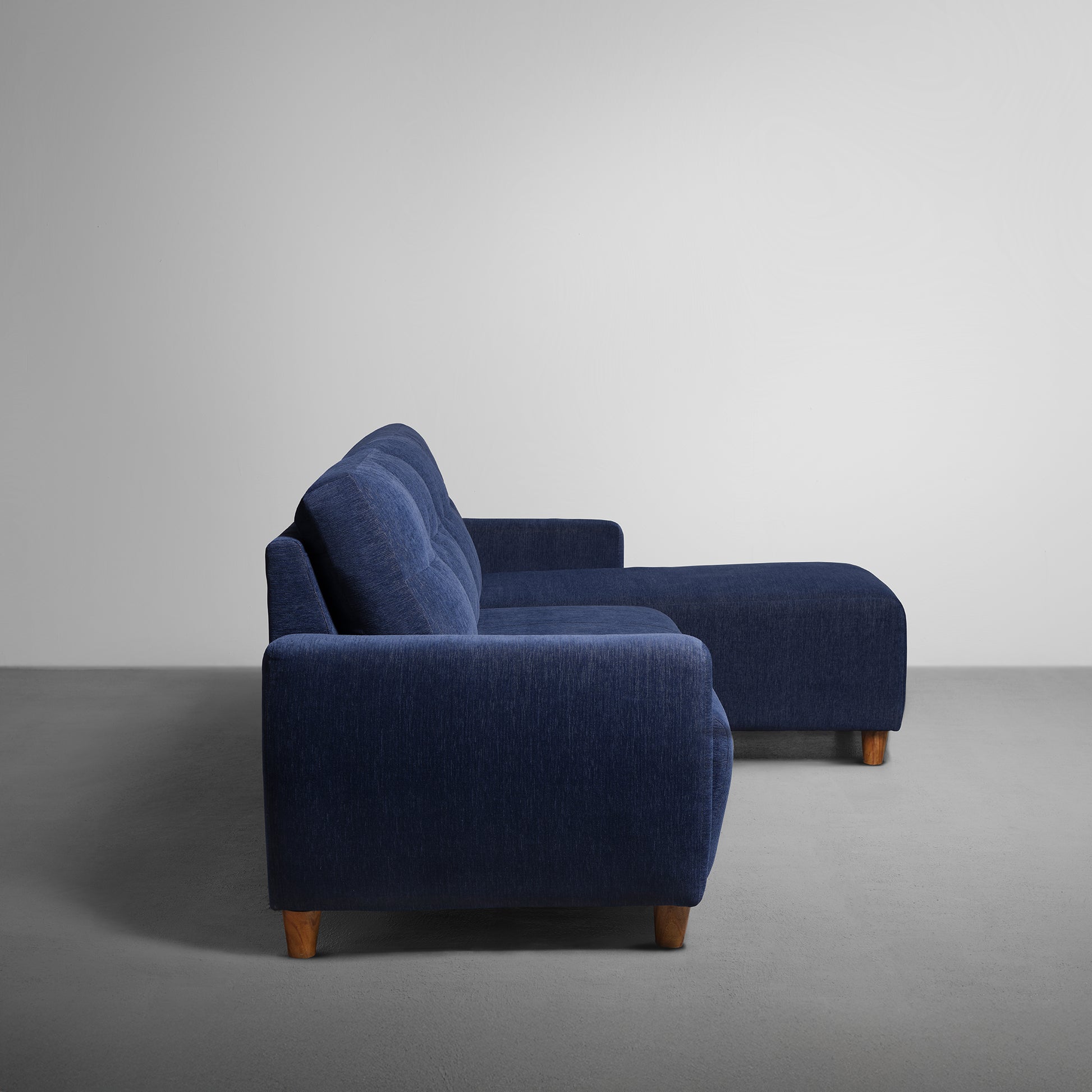 Sofa|Yolo|3|Seater|RHS|L|Shape|Sofa|Set|Fabric|Berry|Blue