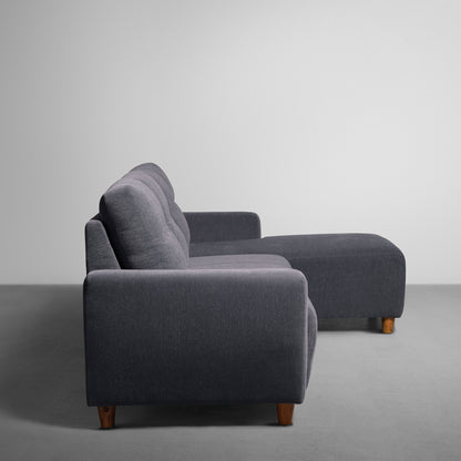 Sofa|Yolo|3|Seater|RHS|L|Shape|Sofa|Set|Fabric|Sesame|Grey